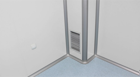 Coving R-70/R-50 mm (2D, 3D Corner Covings - External Vertical Corner)